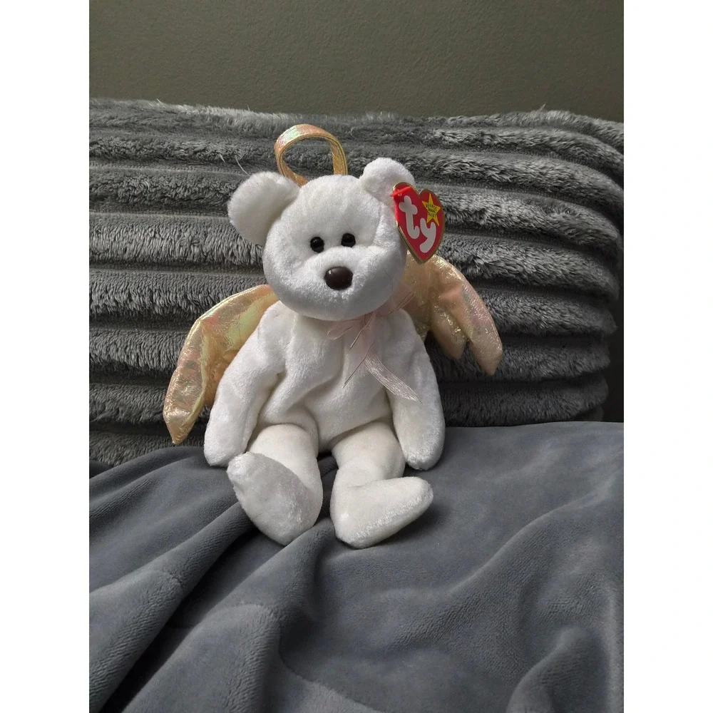 NWT Ty Halo the Angel Bear Beanie Baby